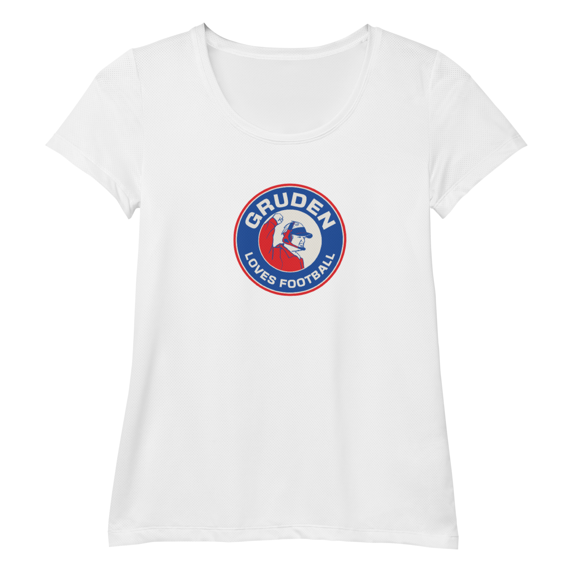 Gruden Loves Football Women's Athletic T-shirt