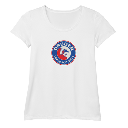 Gruden Loves Football Women's Athletic T-shirt