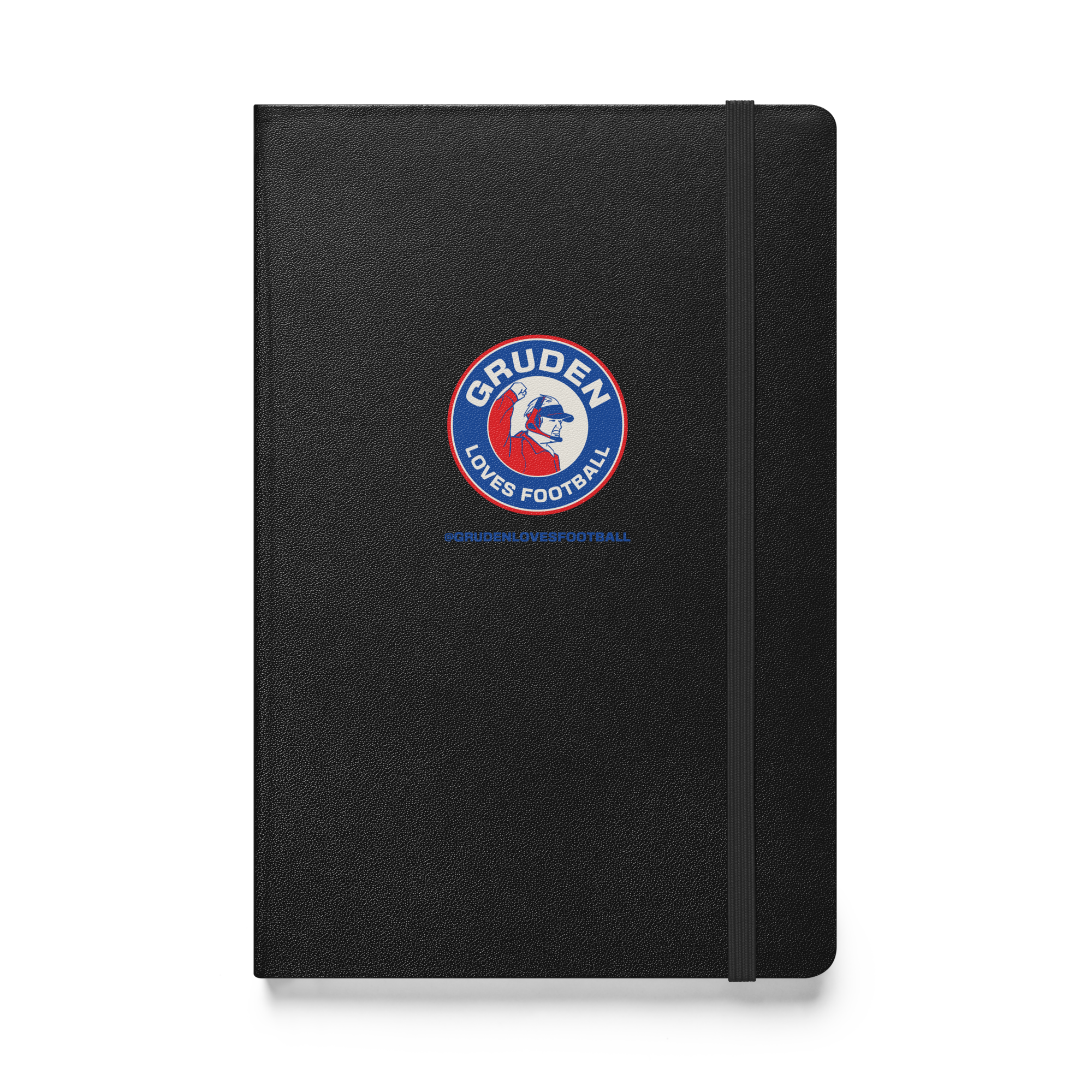 Gruden Loves Football hardcover bound notebook