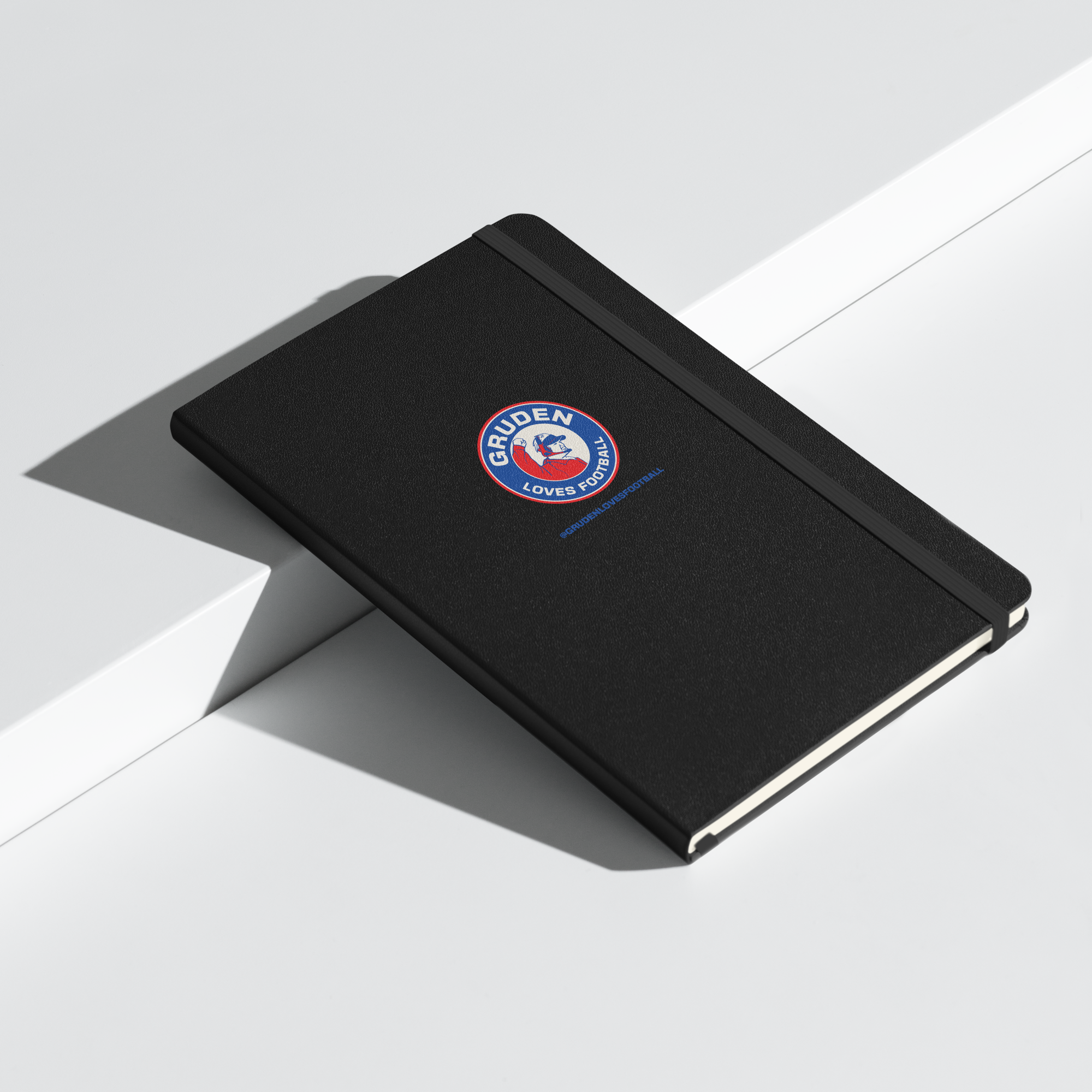 Gruden Loves Football hardcover bound notebook