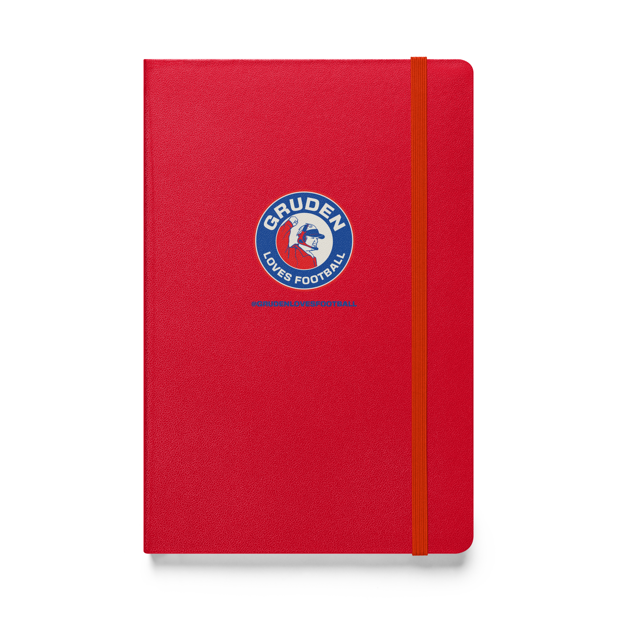 Gruden Loves Football hardcover bound notebook