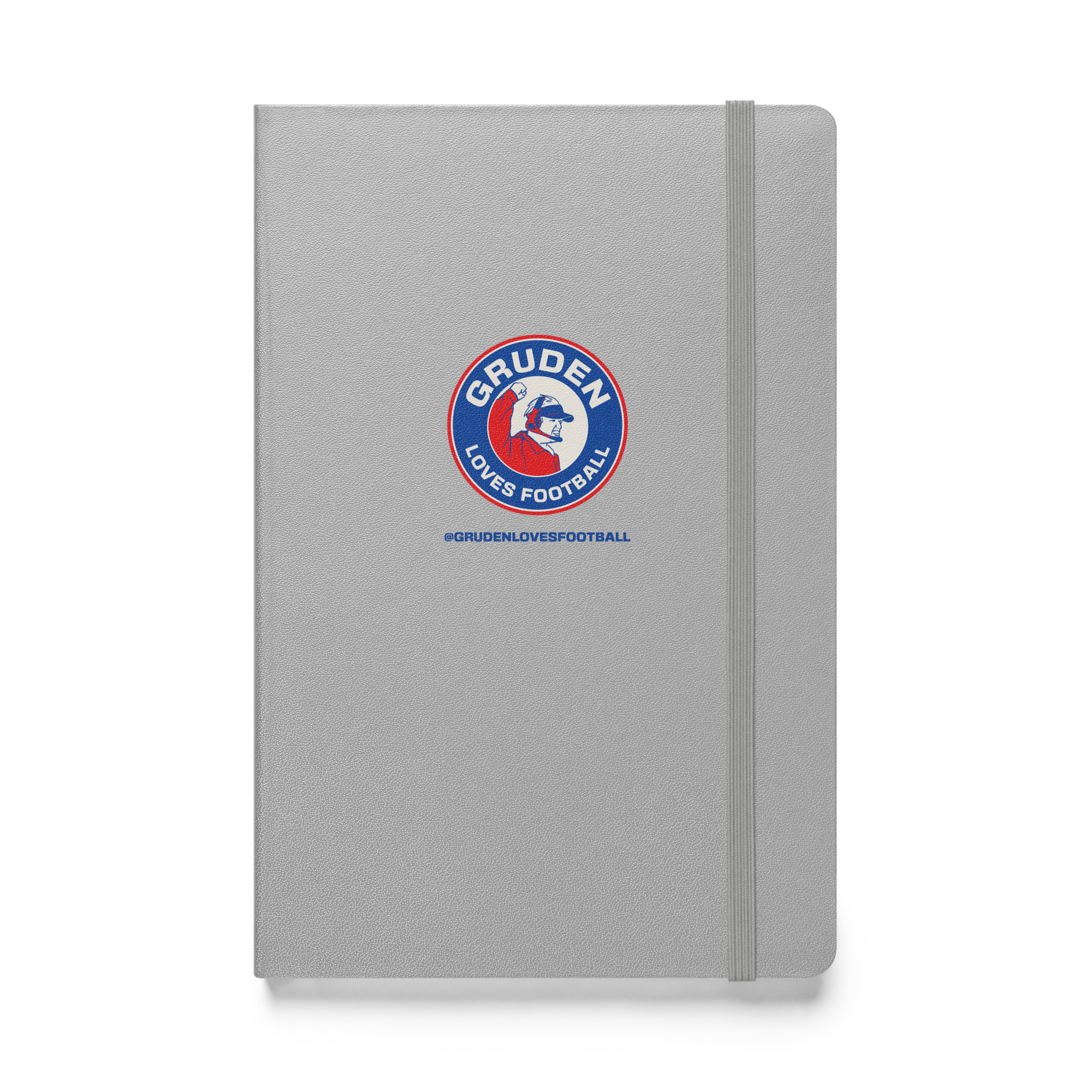 Gruden Loves Football hardcover bound notebook