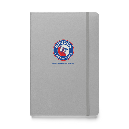 Gruden Loves Football hardcover bound notebook