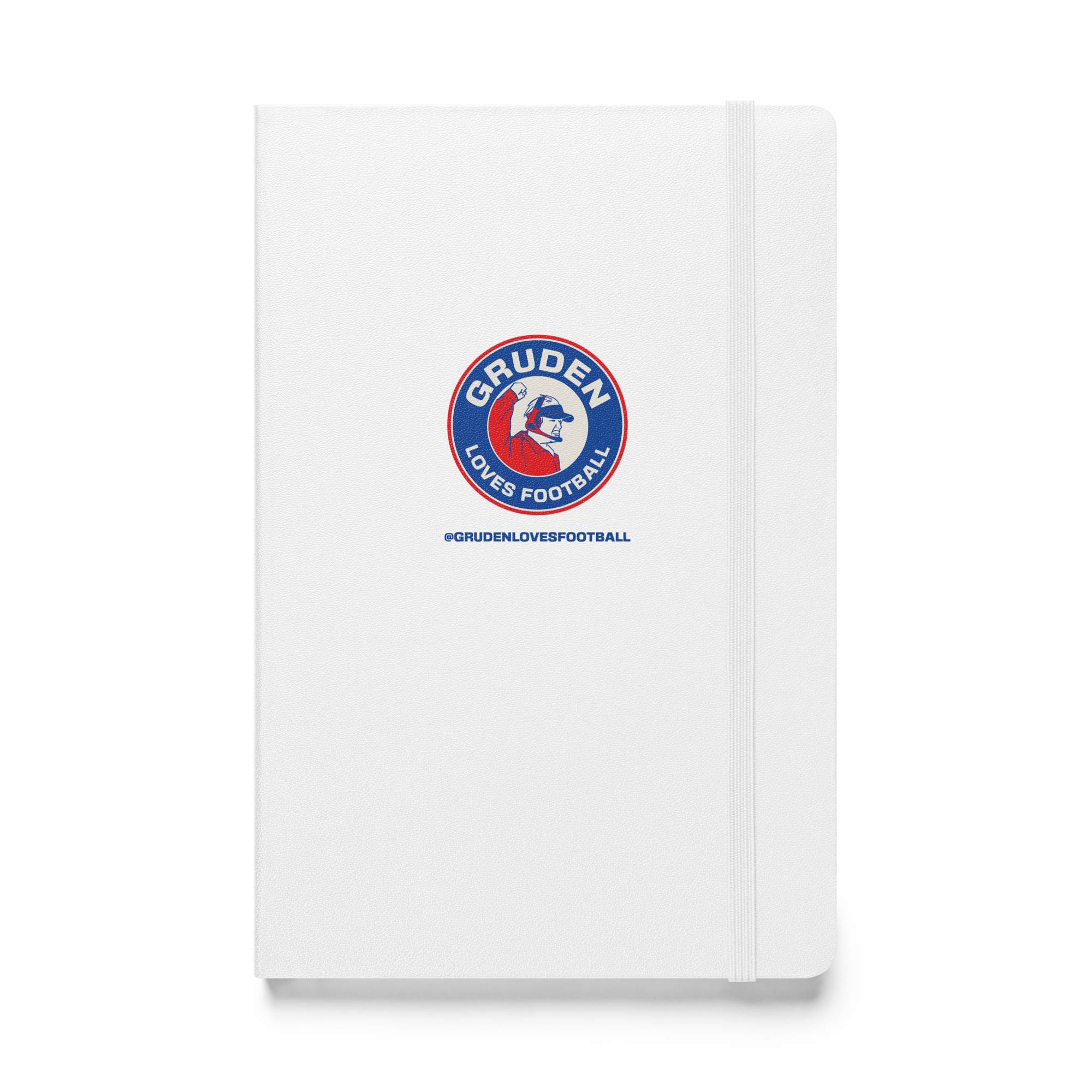 Gruden Loves Football hardcover bound notebook