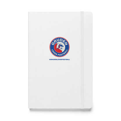 Gruden Loves Football hardcover bound notebook