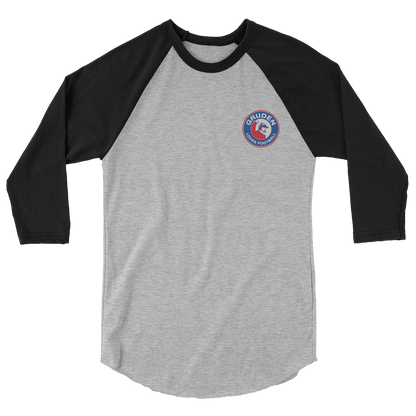 Gruden Loves Football 3/4 sleeve raglan shirt